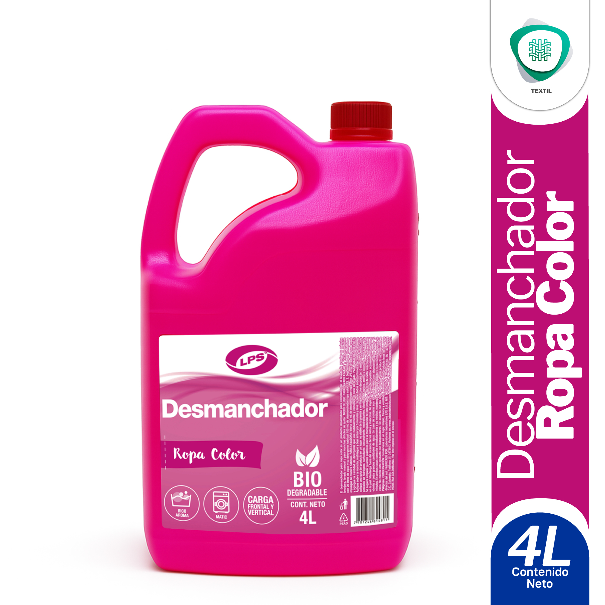 Desmanchador Ropa Color 4L