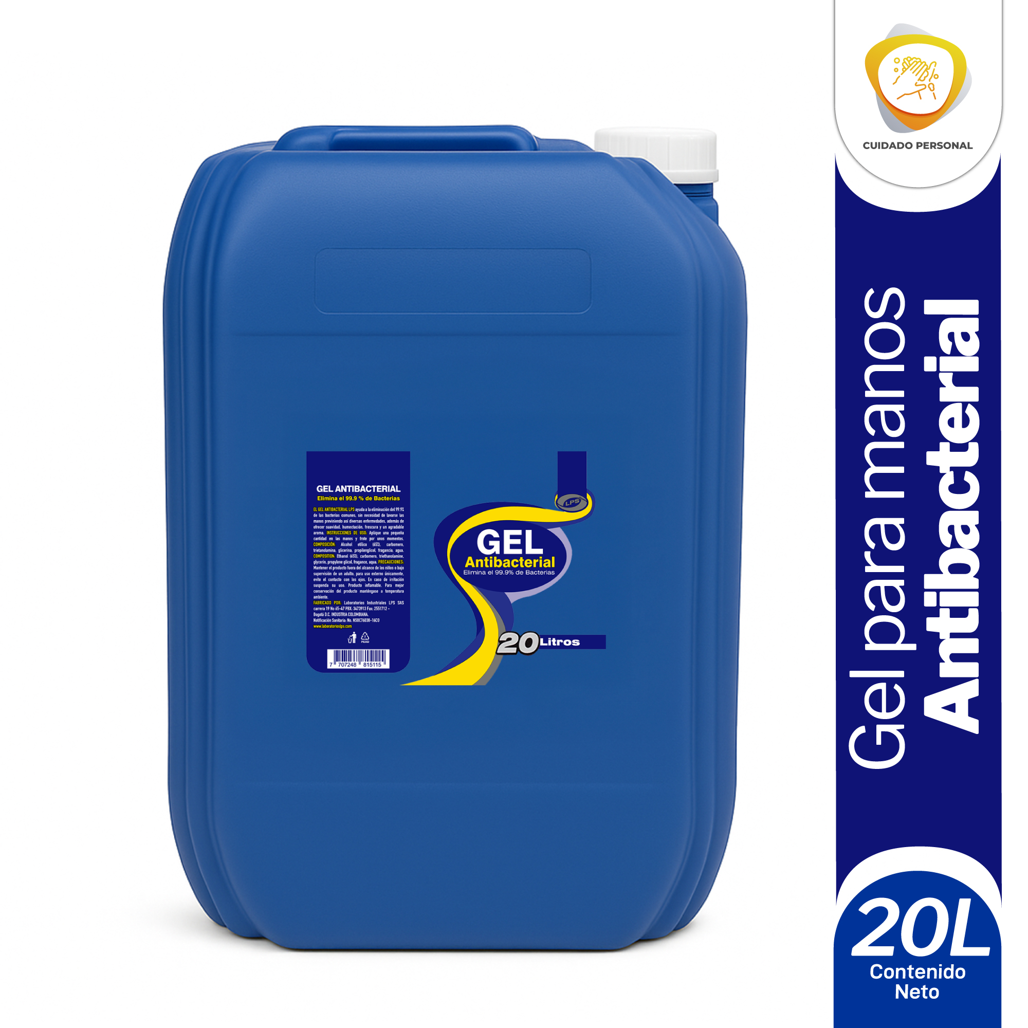 Gel Antibacterial LPS 20L
