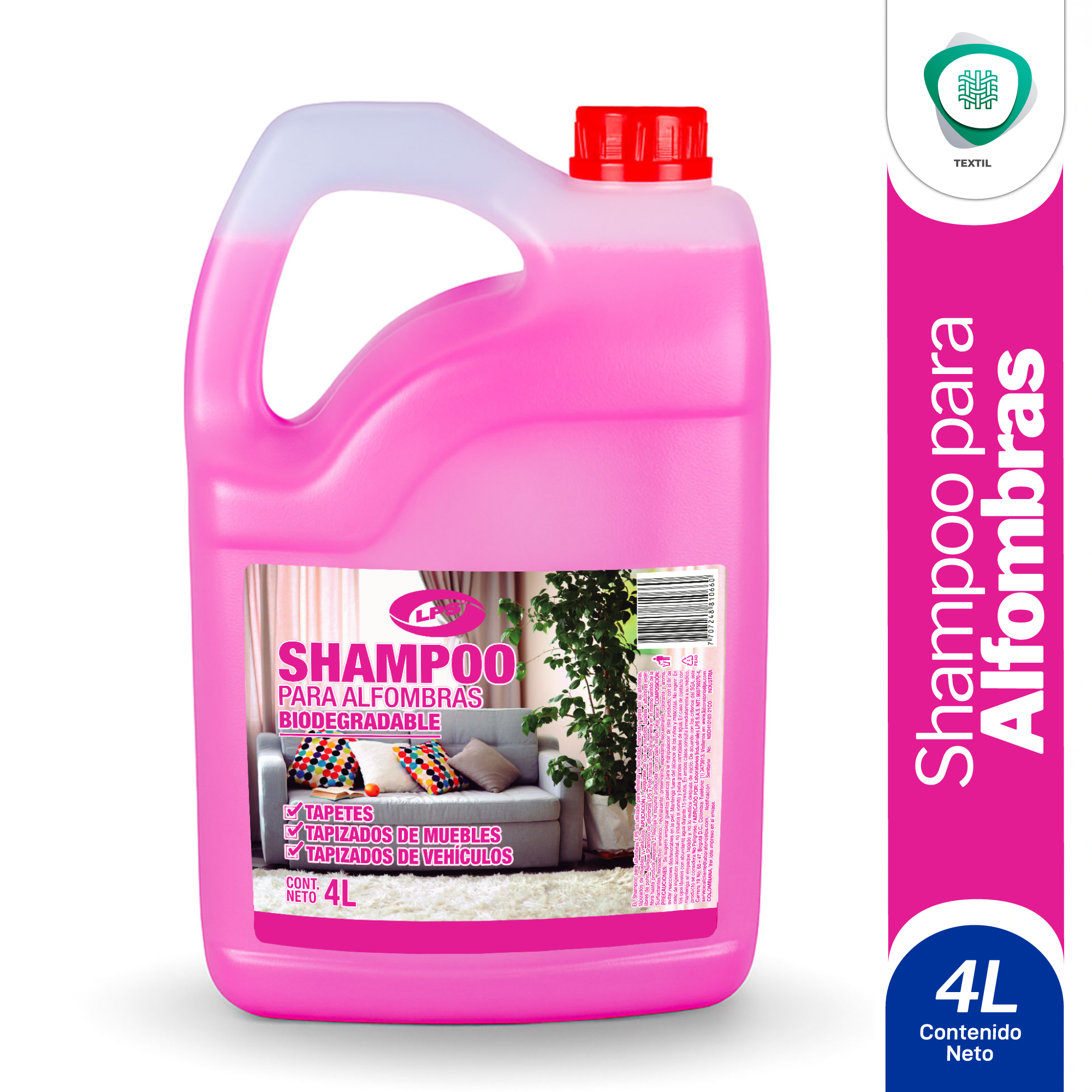 Shampoo para Alfombras 4L