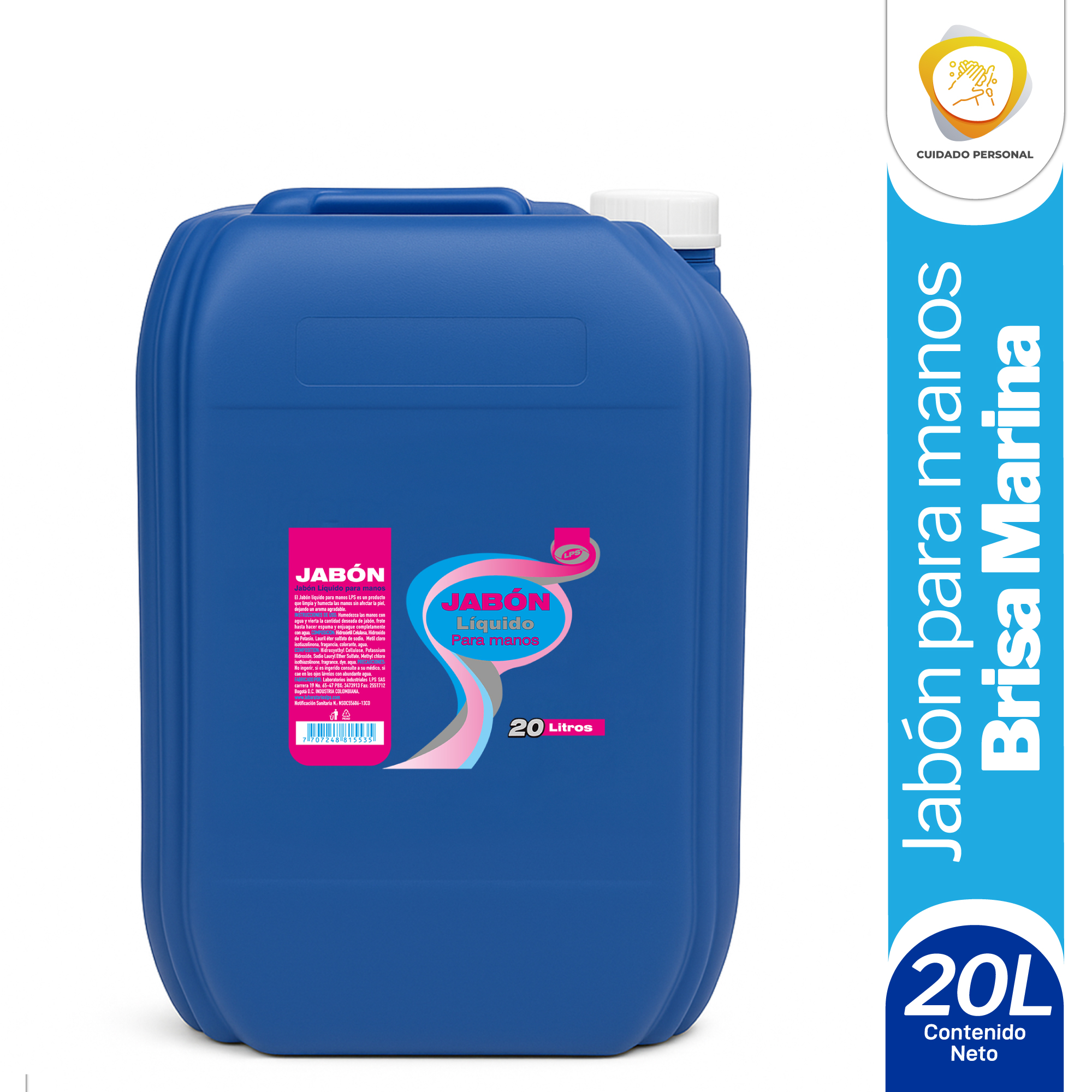 Jabón para manos Brisa Marina 20L