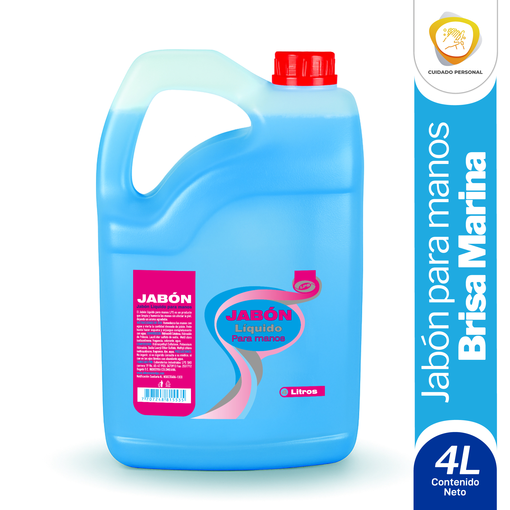 Jabón para manos Brisa Marina 4L