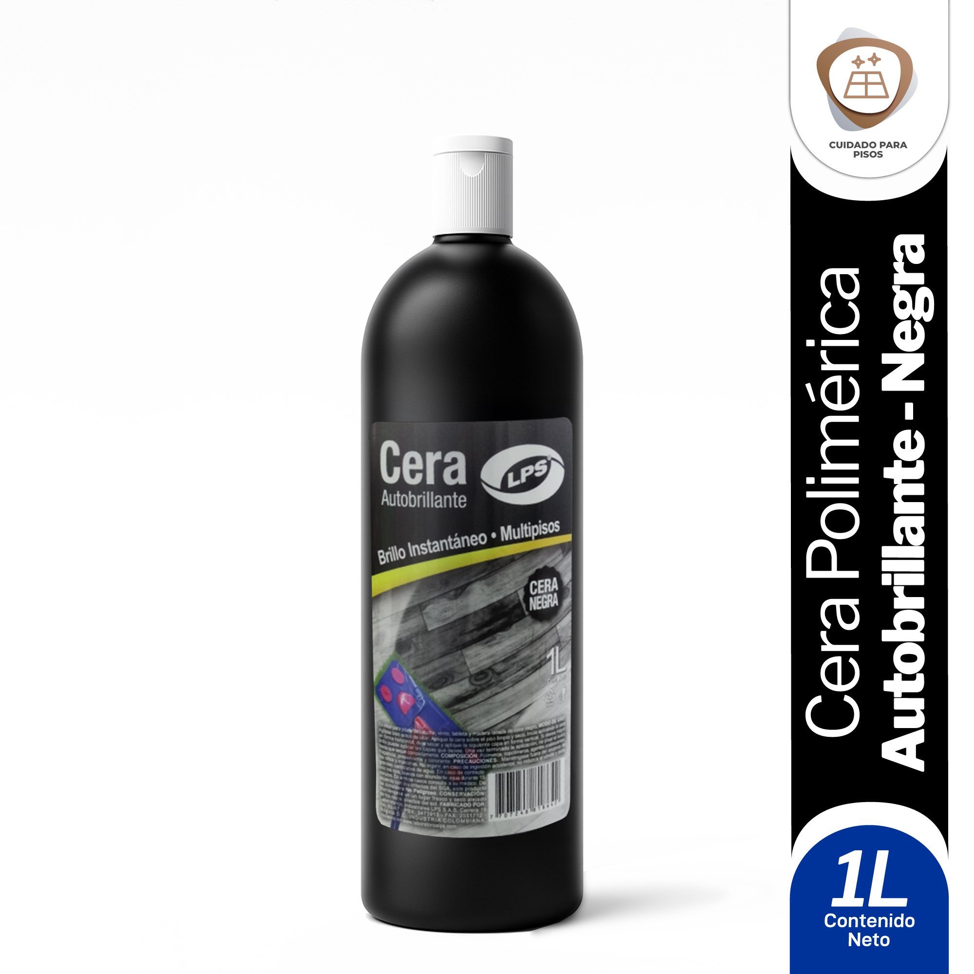 Cera Autobrillante Negra 1L